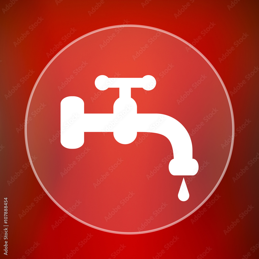 Water tap icon Water tap icon