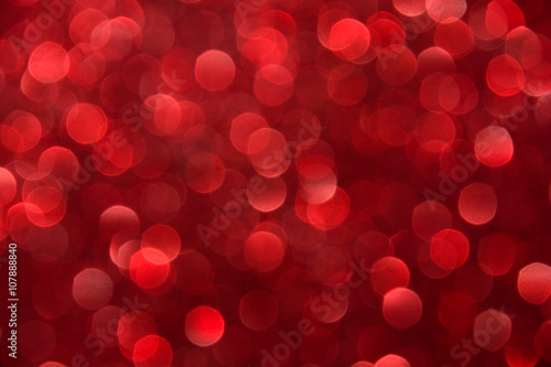 De-focused blur big dark red haze lights - abstract blue background