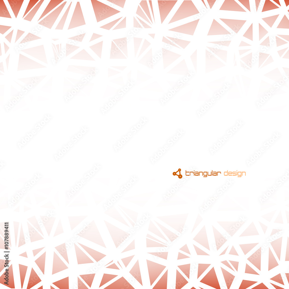 Fototapeta premium Triangular geometric shapes.