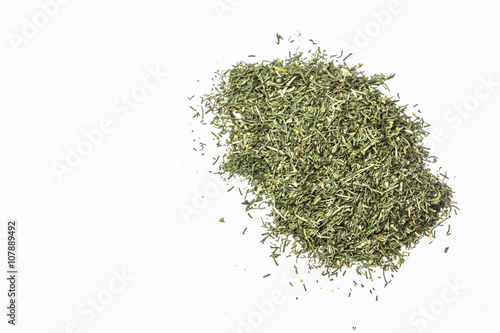 Dry dill background.