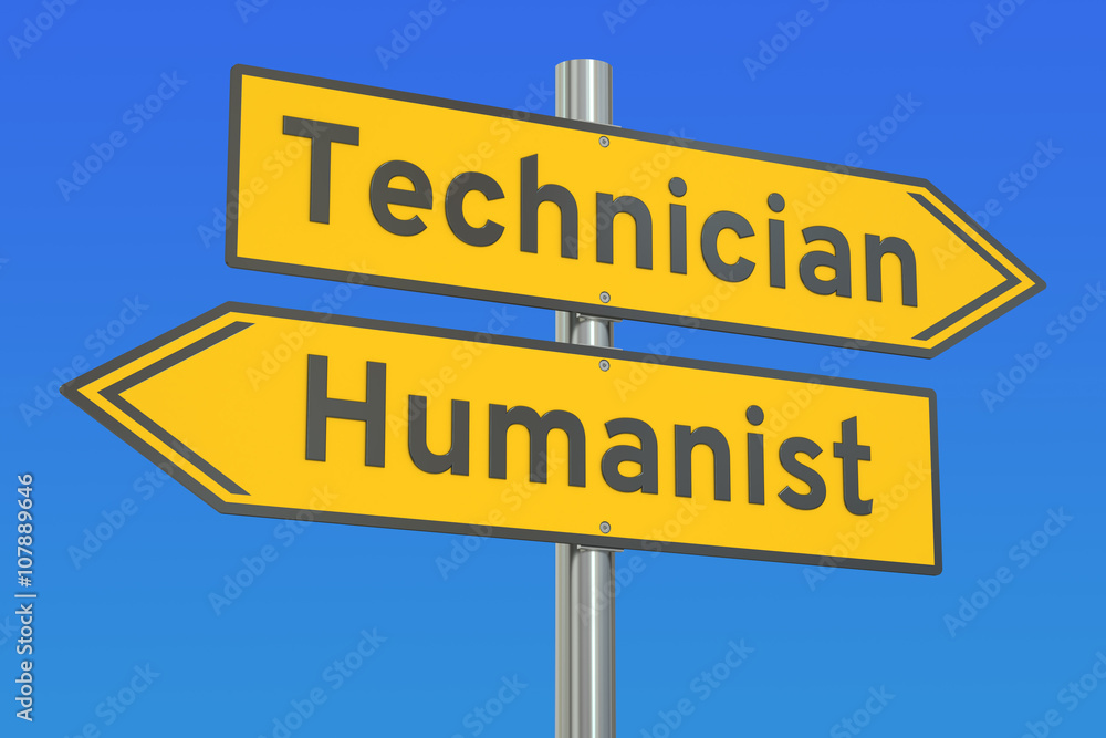 technician or humanist concept, 3D rendering technician or humanist concept, 3D rendering