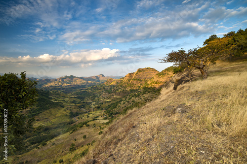 View in Simien mountains
