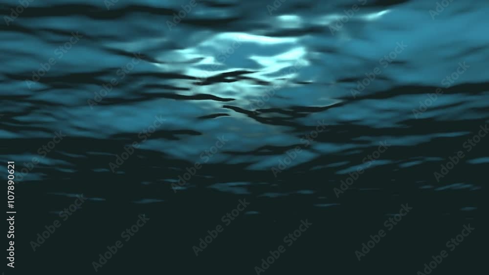 Oceanic 0203: Looking up at sunlight from underwater (Loop). Oceanic 0203: Looking up at sunlight from underwater (Loop).
