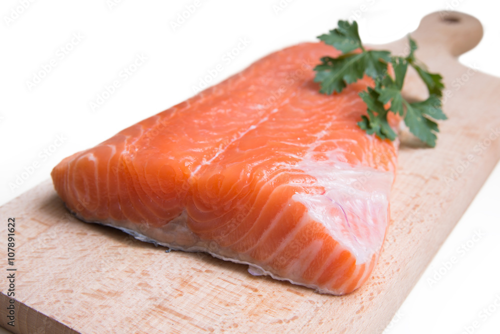 Fresh salmon meat Fresh salmon meat