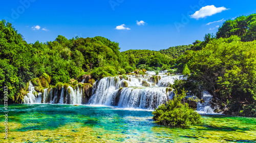 Waterfalls Krka, Croatia photo