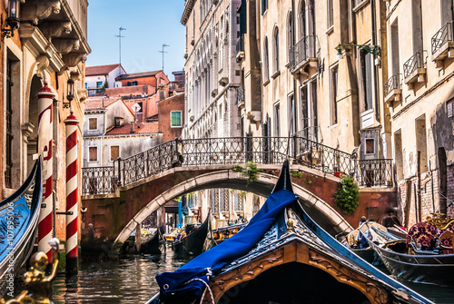 Photo All about gondolas, Venice