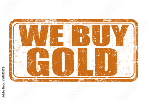 We buy gold stamp