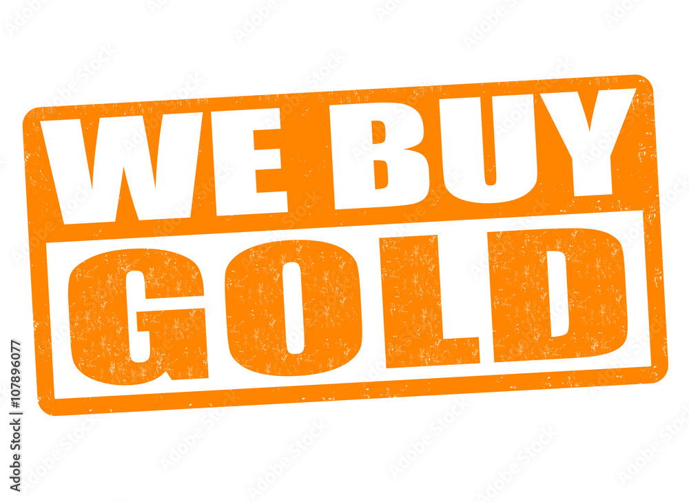 We buy gold stamp