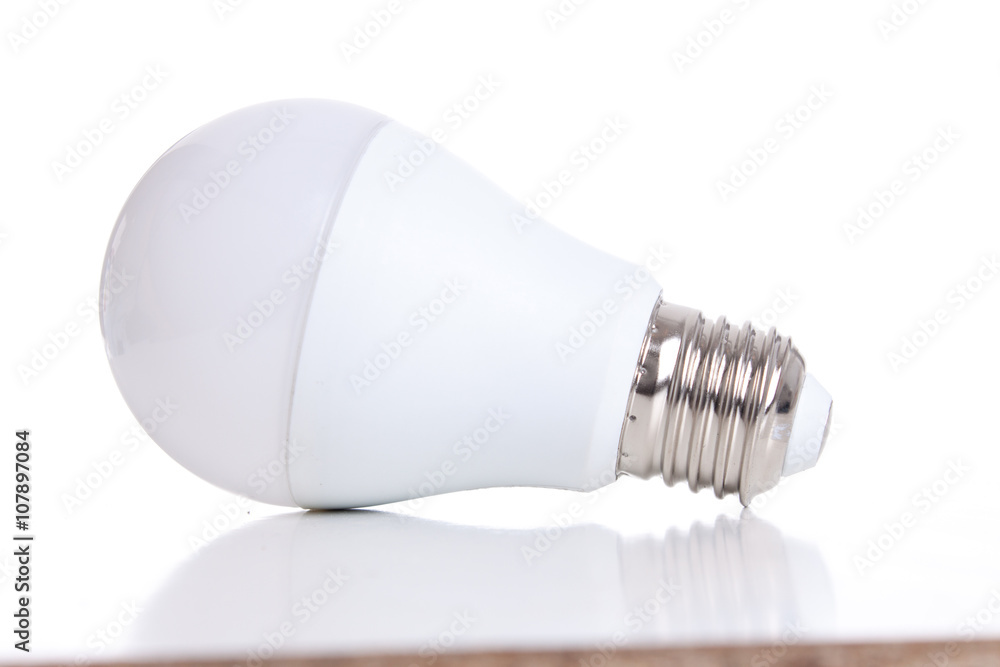 LED light bulb isolated on white LED light bulb isolated on white