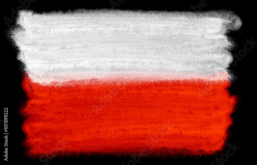 Poland flag illustration