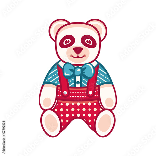 Fototapeta Naklejka Na Ścianę i Meble -  Cute panda. 