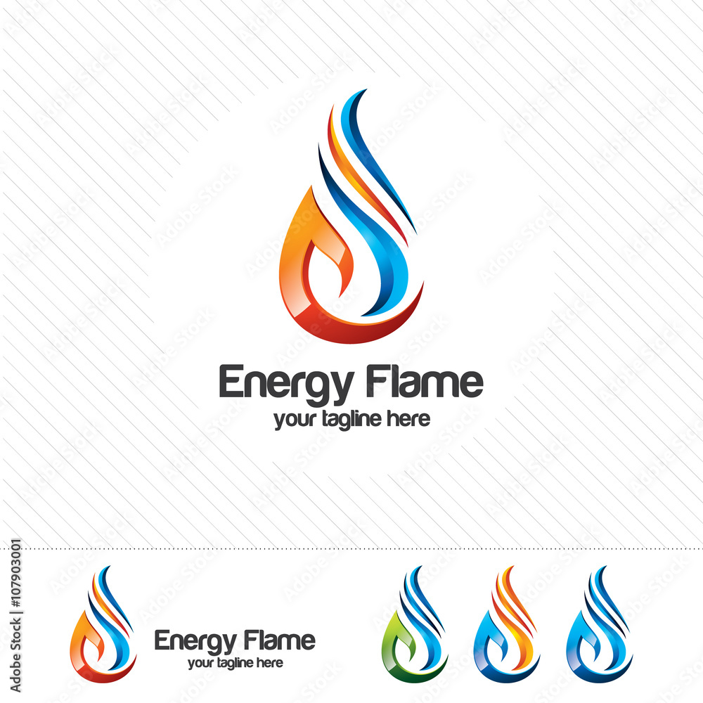 3D oil and gas logo design. Colorful 3D oil and gas logo vector 3D oil and gas logo design. Colorful 3D oil and gas logo vector