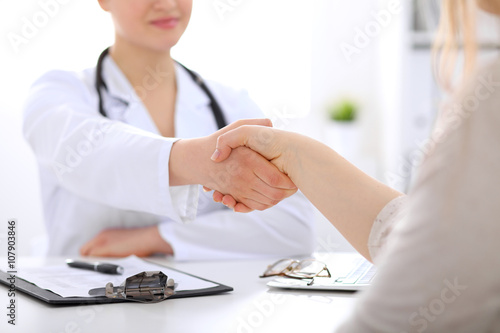 Partnership, trust and medical ethics concept