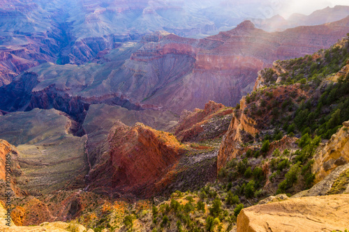 Amazing view of the grand canyon national park, Arizona. It is one of the most remarkable natural wonders in the world. 