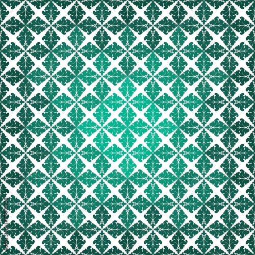 Turquoise Ornaments Seamless Pattern