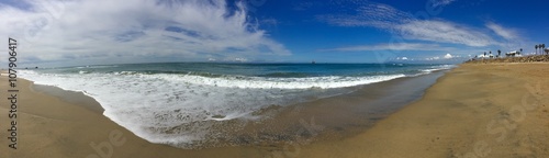 Huntington Beach California Ocean Panorama