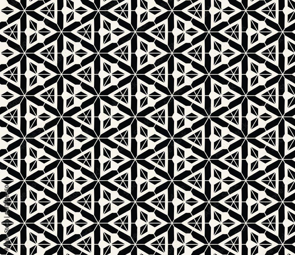 Triangle seamless pattern background vector Triangle seamless pattern background vector