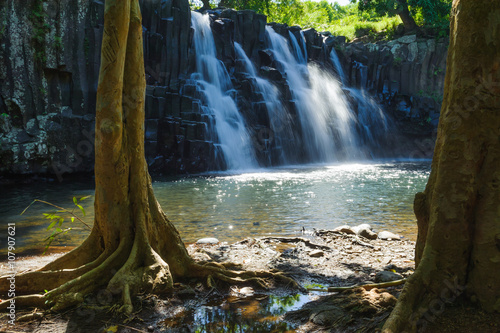 Rochester Falls In Mauritius Island