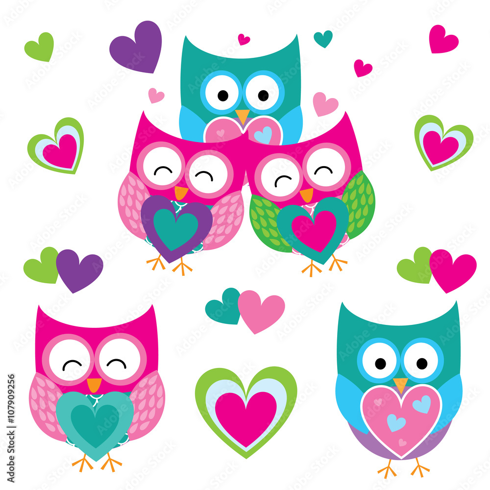 Cute owl vector design