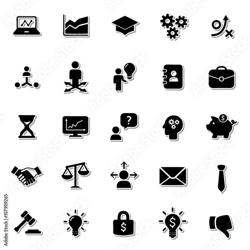 Trading icon set 