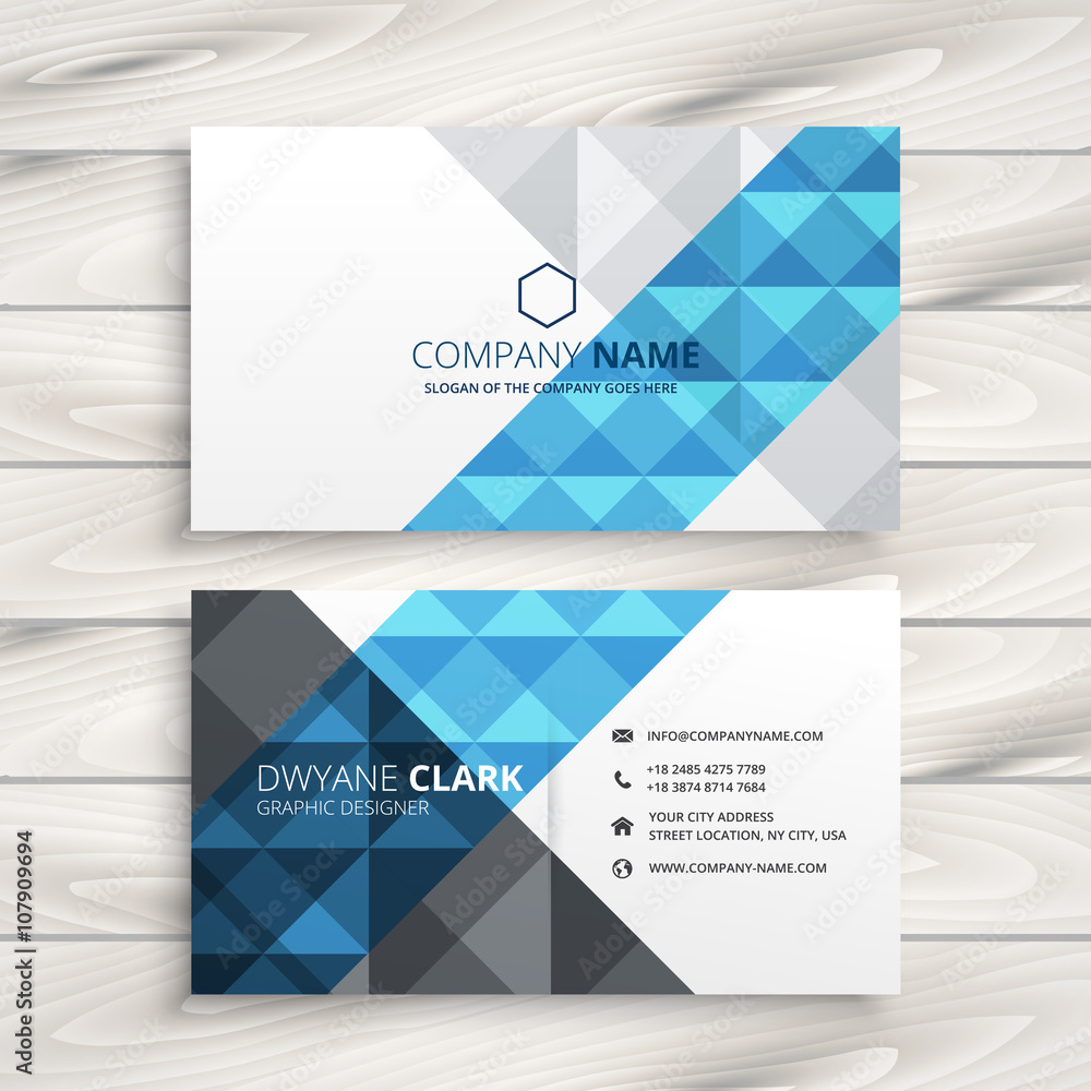 Naklejka premium creative abstract business card