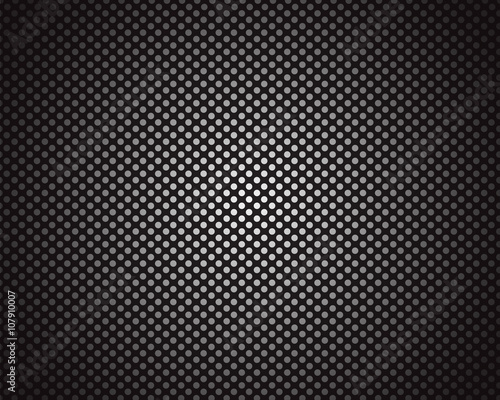 Black background of circle pattern texture