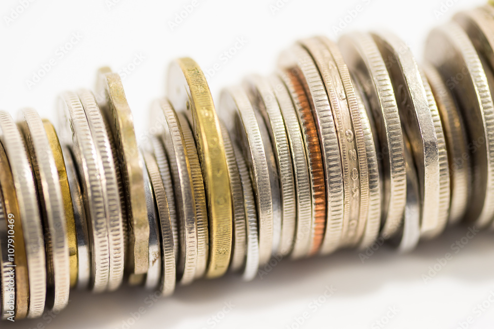 Various size of coins Various size of coins