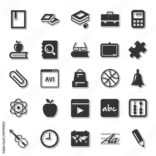 Scholastics icon set