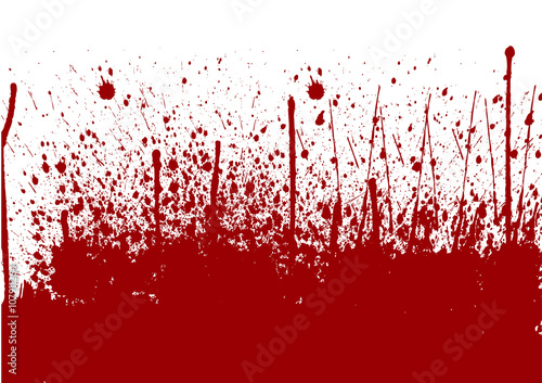abstract splatter painted  red color background. illustration ve