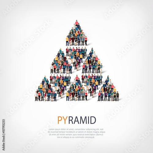 pyramid people sign