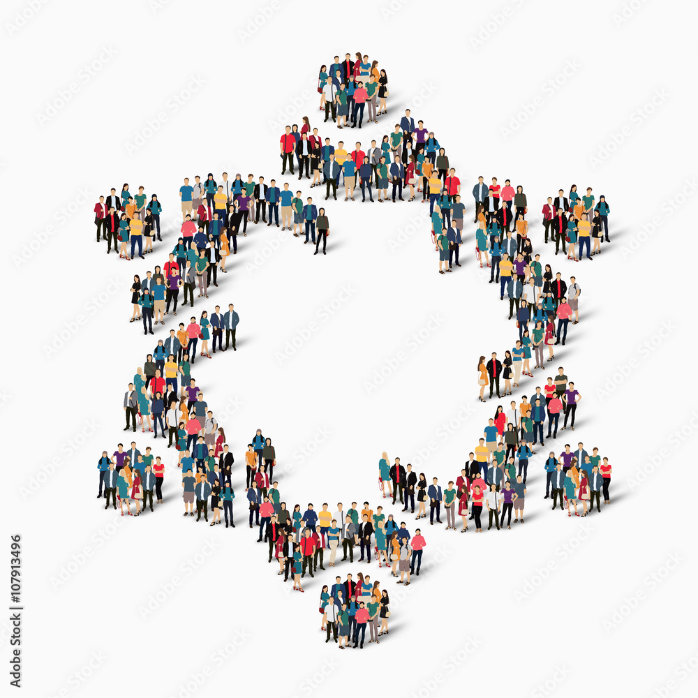 abstract business symbol people abstract business symbol people