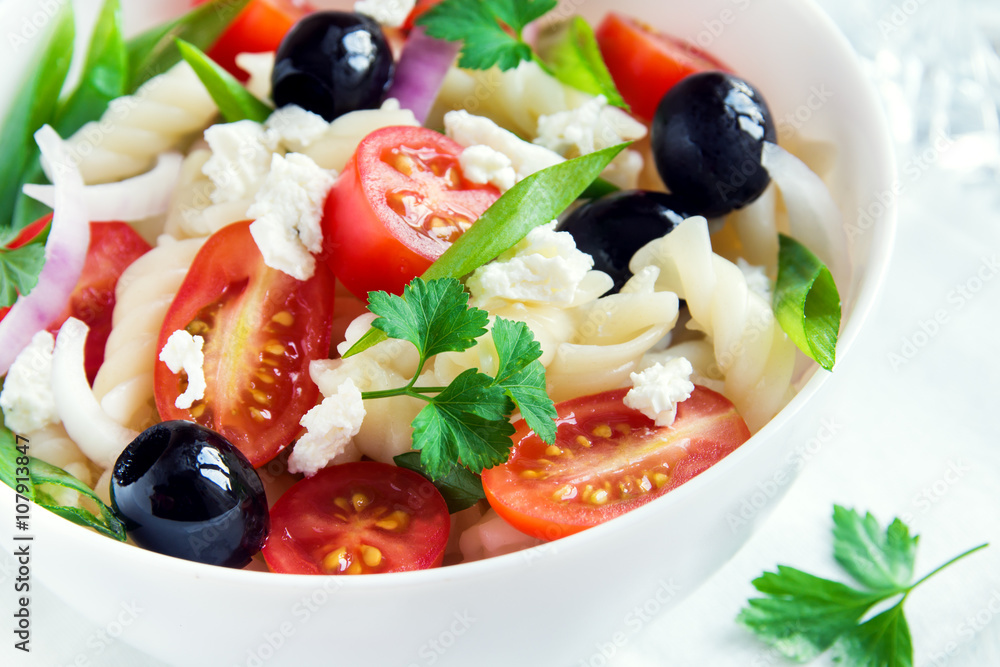 Pasta salad with vegetables Pasta salad with vegetables