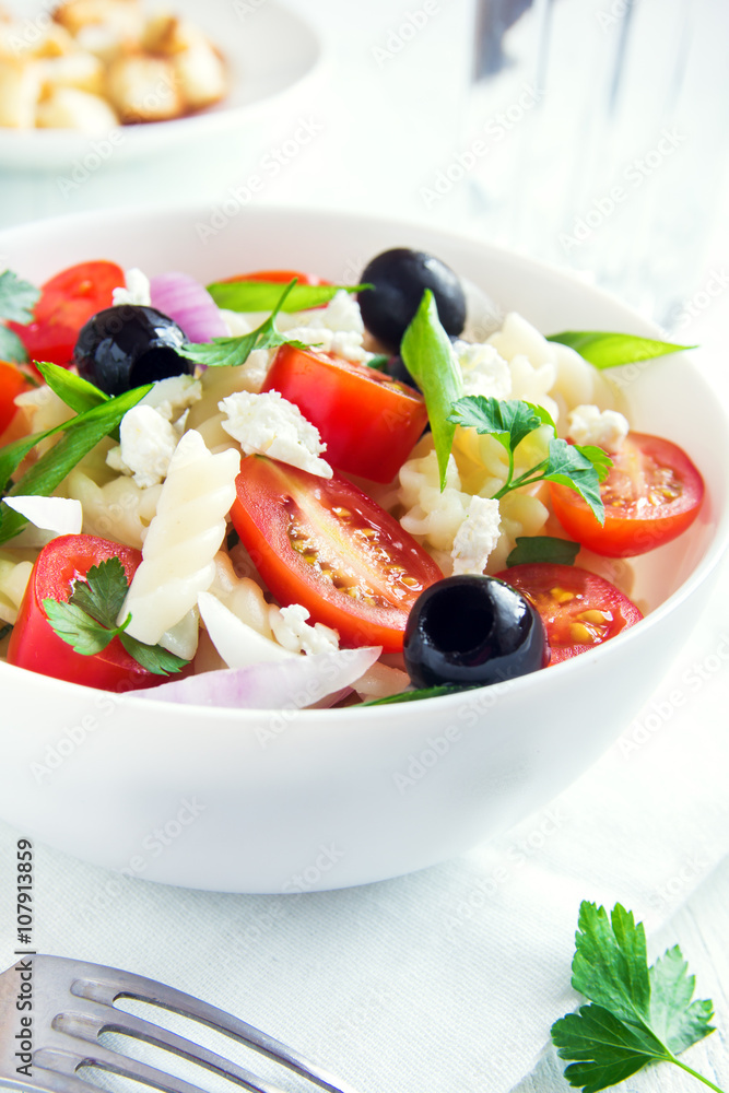 Pasta salad with vegetables Pasta salad with vegetables