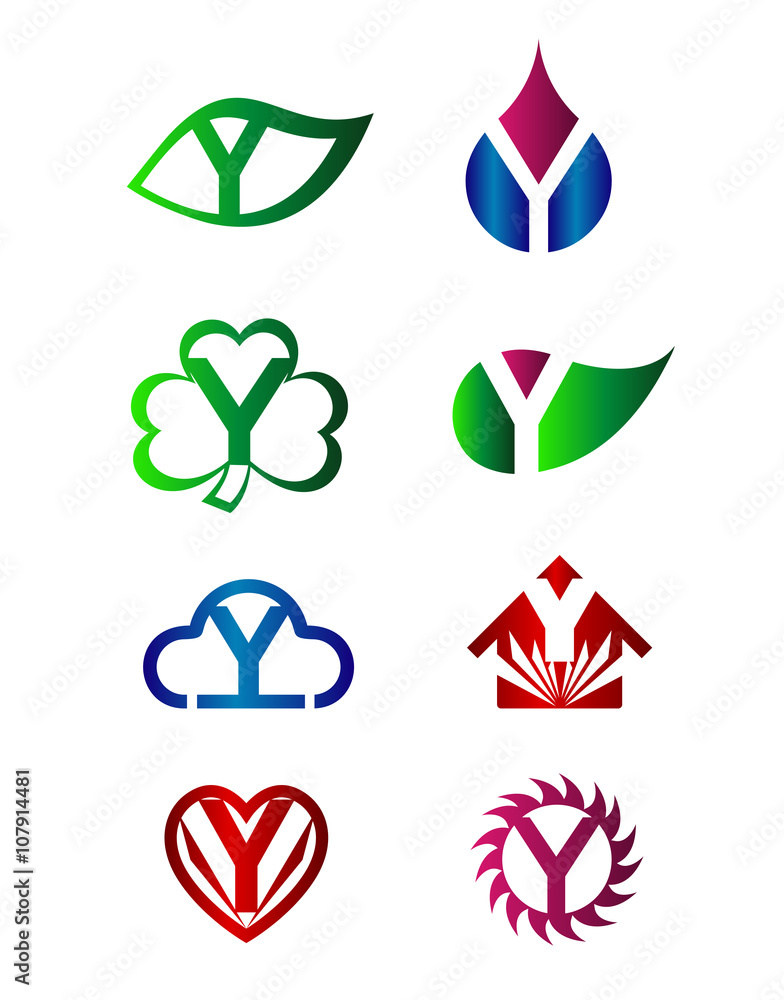 Obraz premium Letter Y Logo Icon