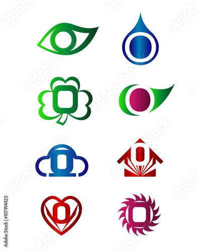 Letter O Logo Icon 