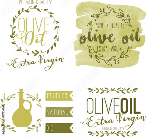 Obraz na płótnie Oliwa z oliwek extra virgin, baner