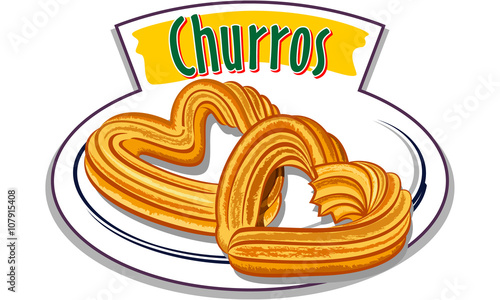 Churros vector