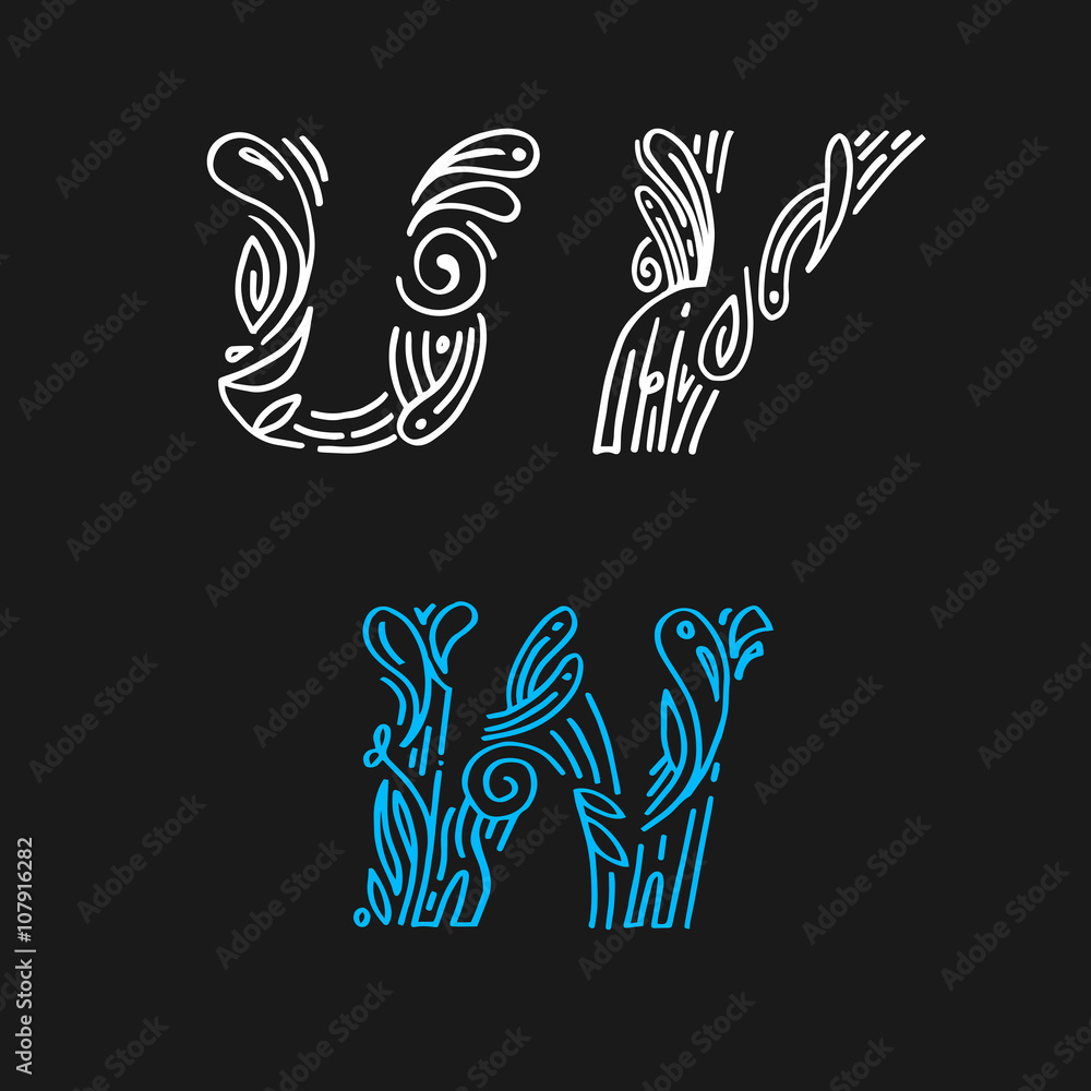Lettering set design-hand drawn Lettering set design-hand drawn