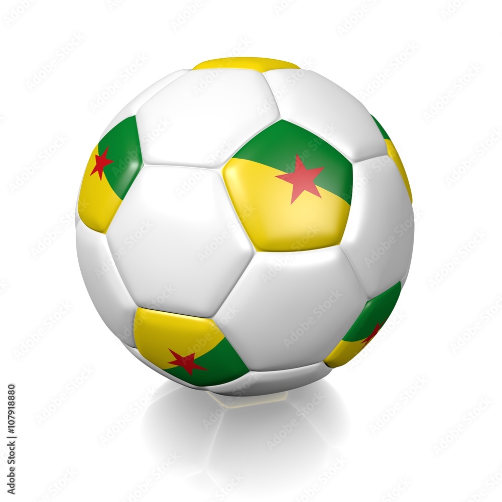 Obraz premium Football soccer ball with a national flag texture
