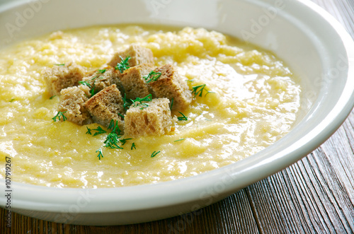 Tyrolean potato milk soup photo