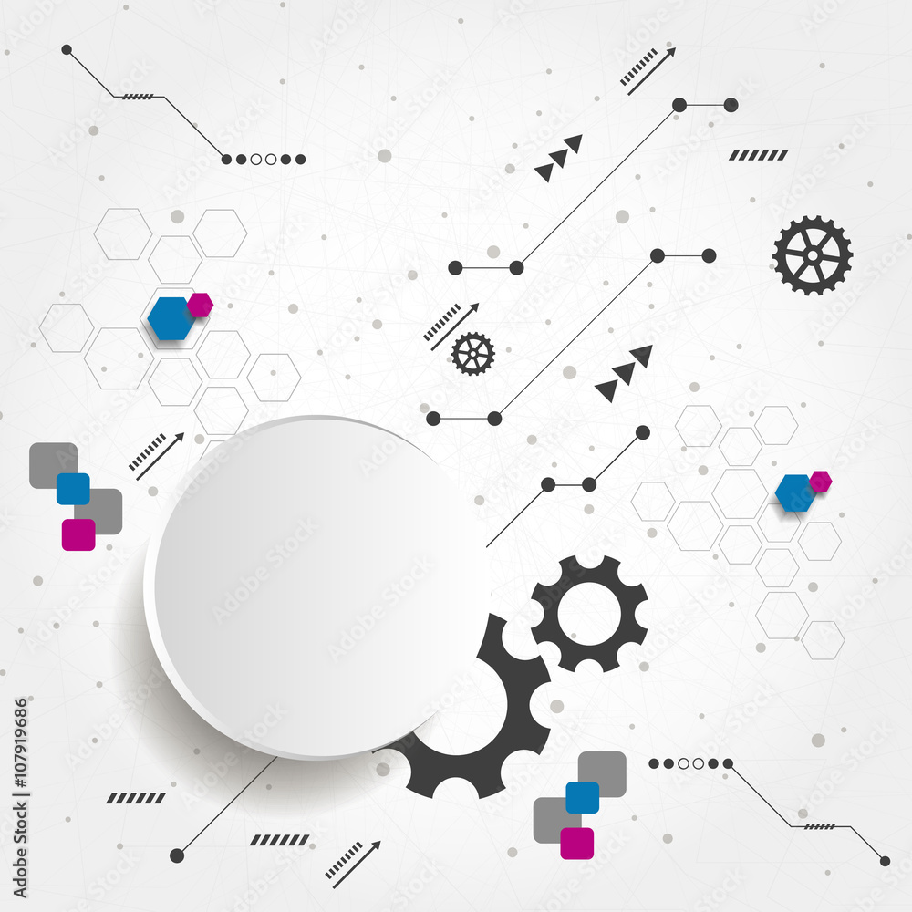 Obraz premium New technology business background