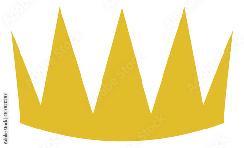 Crown illustration gold