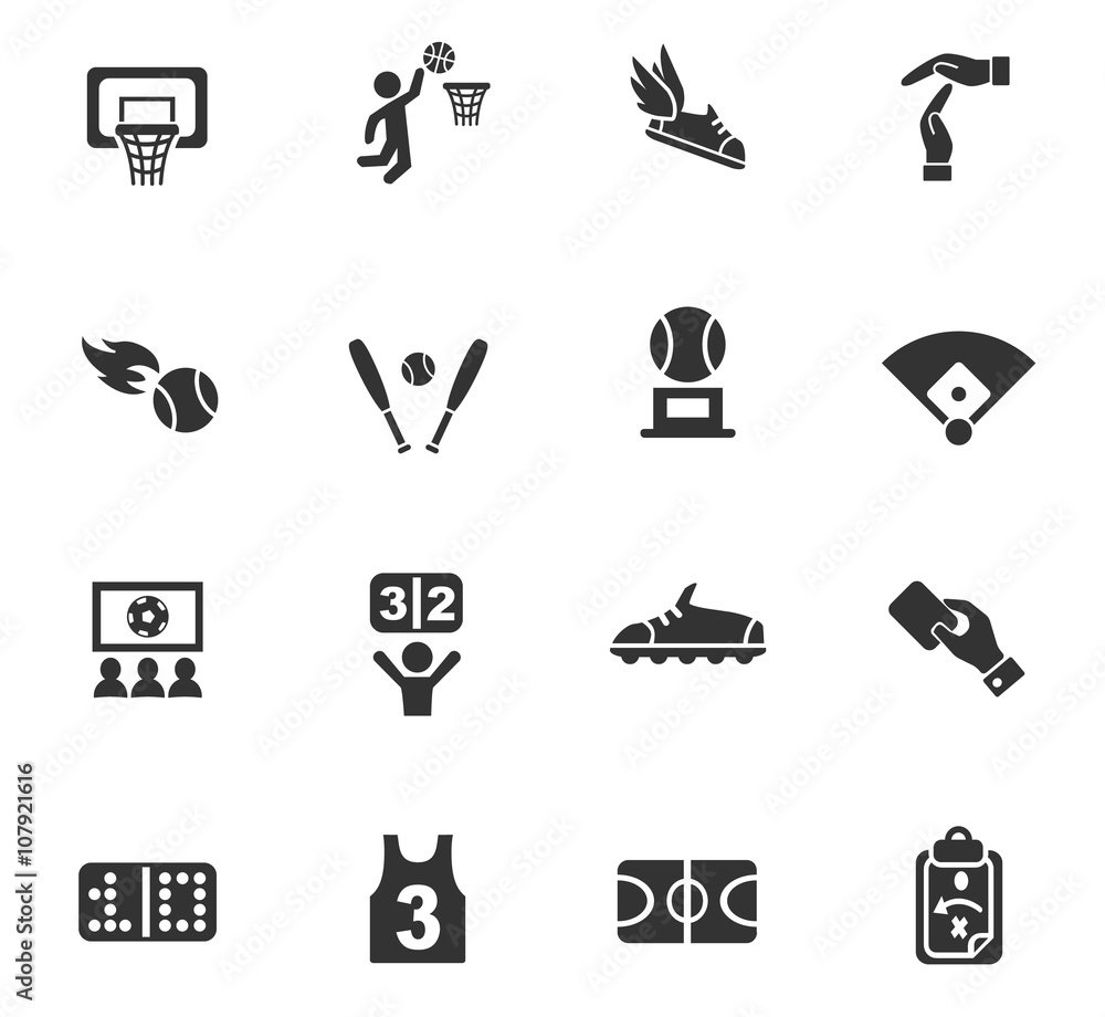 Obraz premium sport icon set