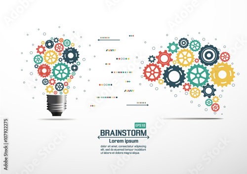 Creative brainstorm concept business idea