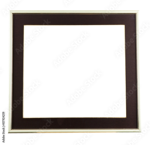 black decorative frame isolated on white