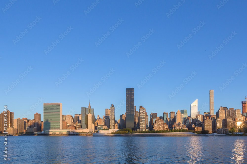 skyline of new york
