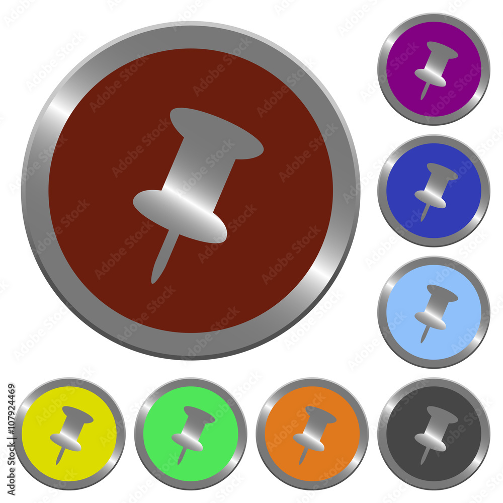 Color push pin buttons Color push pin buttons