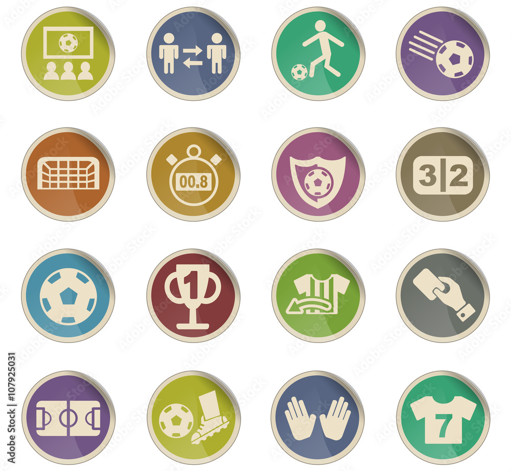 football icon set football icon set