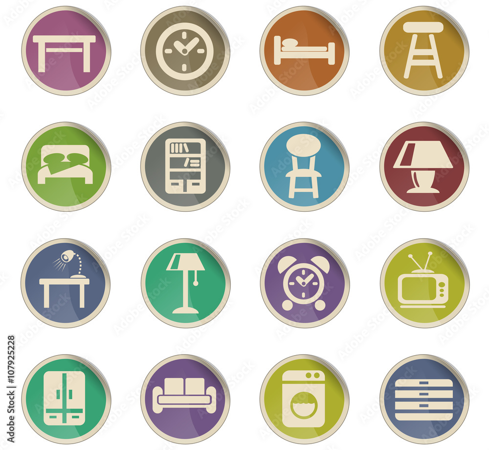 furniture icon set furniture icon set