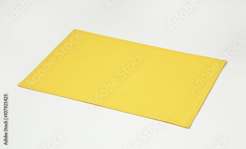 Yellow place mat